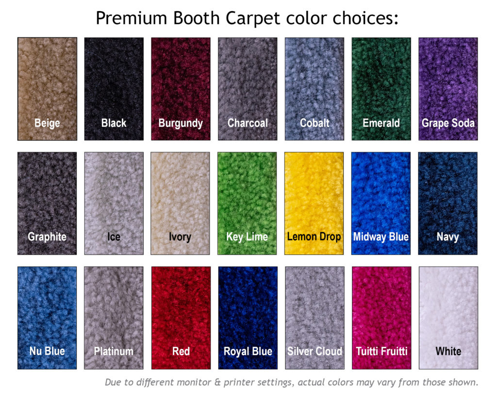 Premium Carpet swatches